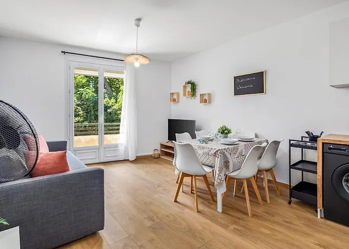 Apartamento 3min Gare Patio 8 Pers Parc